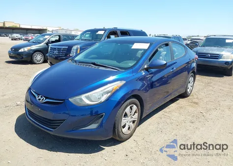 2016 Hyundai Elantra Se from USA, damaged, VIN 5NPDH4AEXGH693278